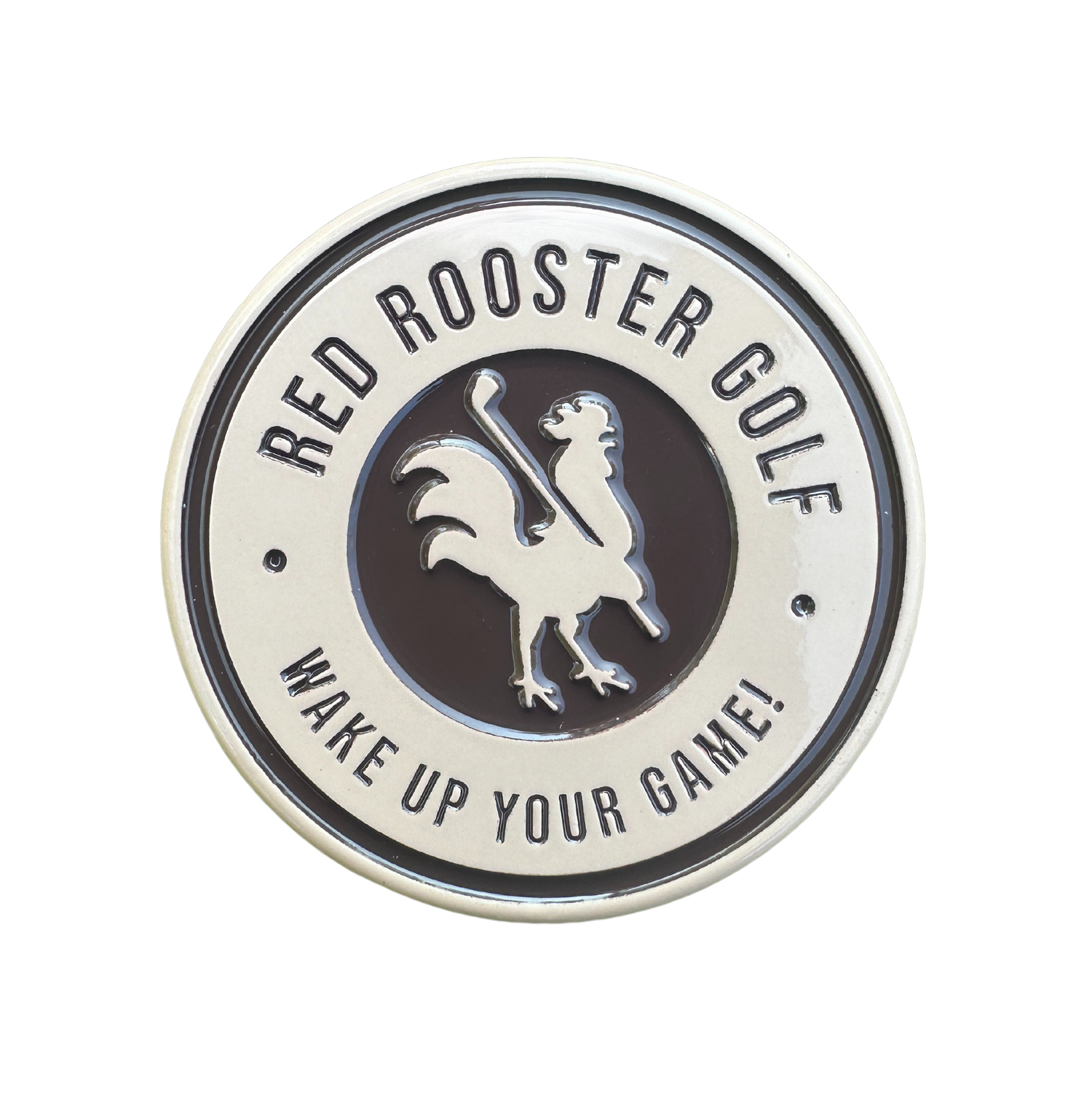 The Clutch - Ball Markers Beige (The Tawny) Red Rooster Golf Inc.