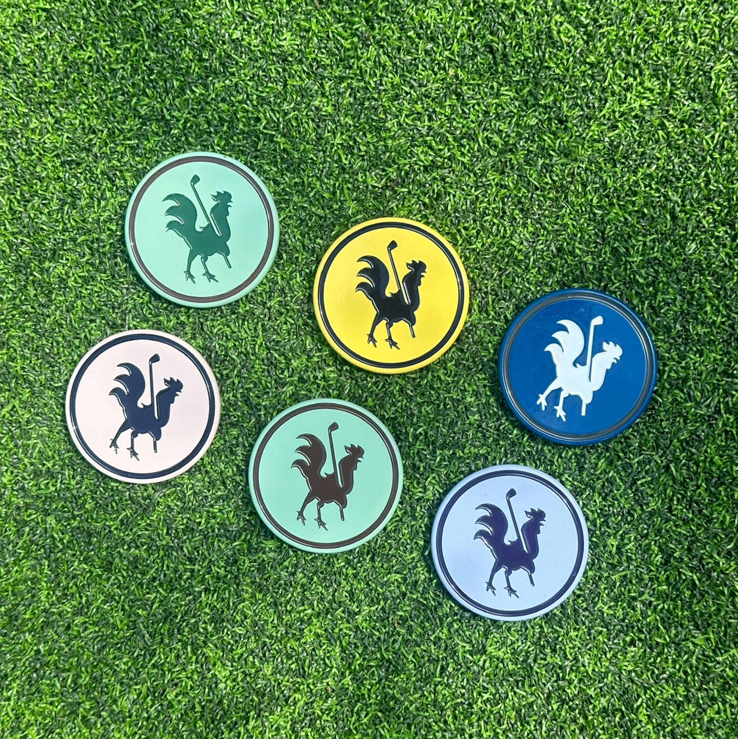 The Clutch - Ball Markers Red Rooster Golf Inc.