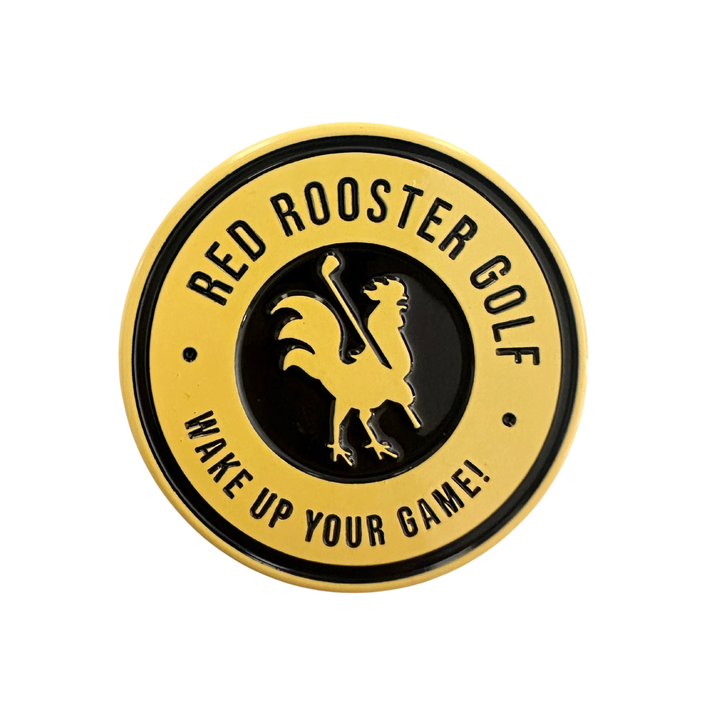 The Clutch - Ball Markers Yellow (The Canary) Red Rooster Golf Inc.