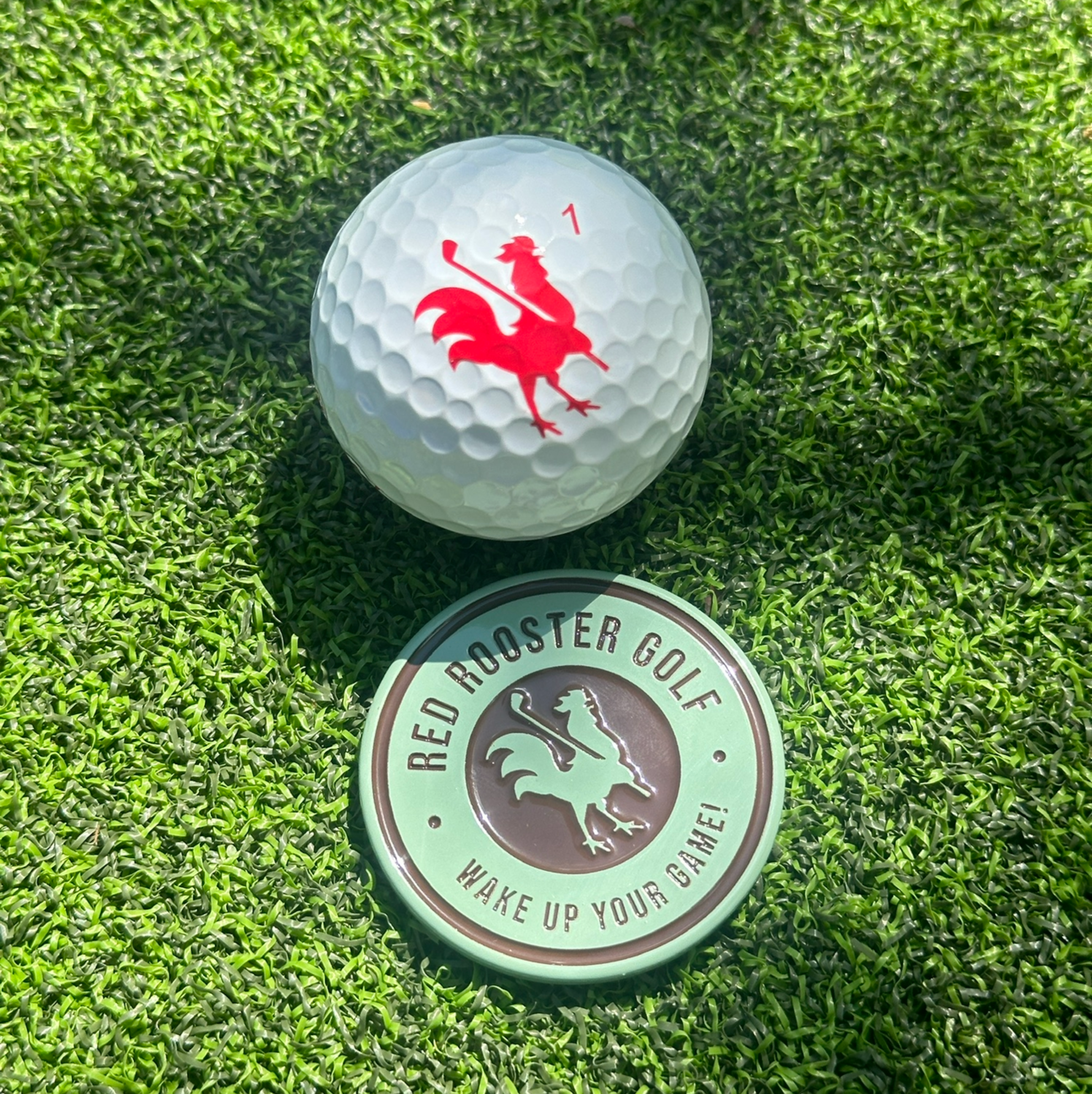 The Clutch - Ball Markers Red Rooster Golf Inc.