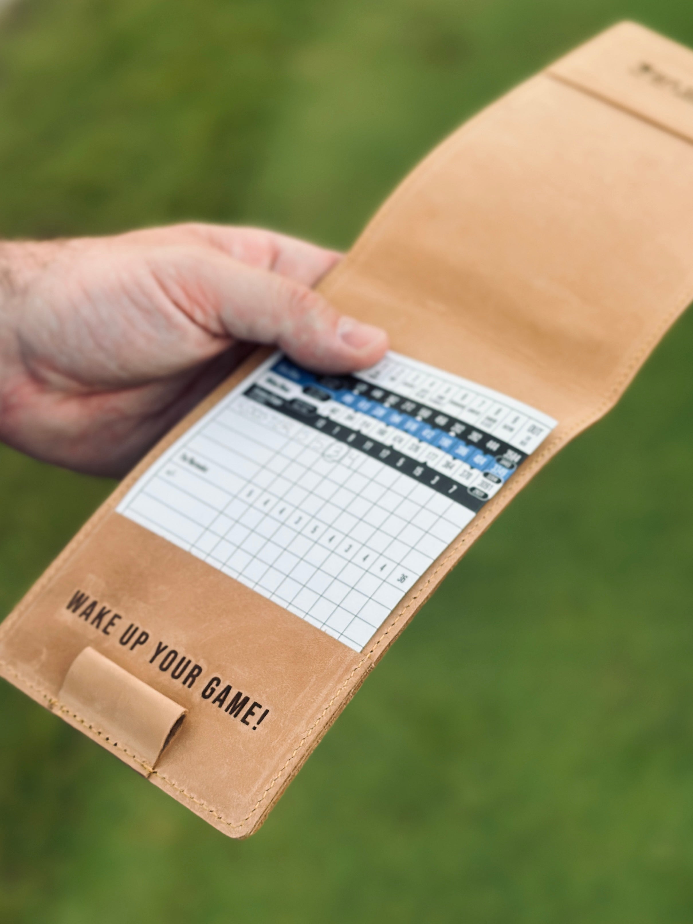 Leather Scorecard Holder Canada - Red Rooster Golf Inc.