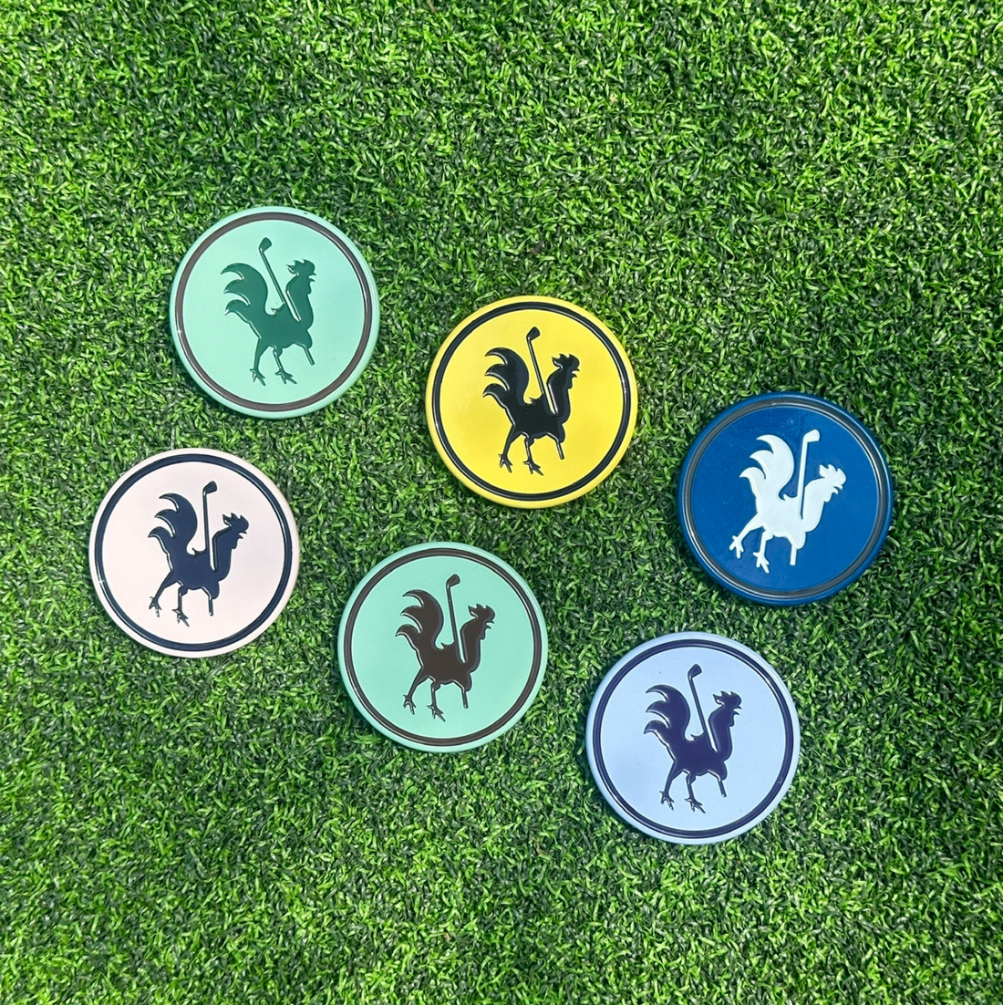 The Clutch - Ball Markers Red Rooster Golf Inc.