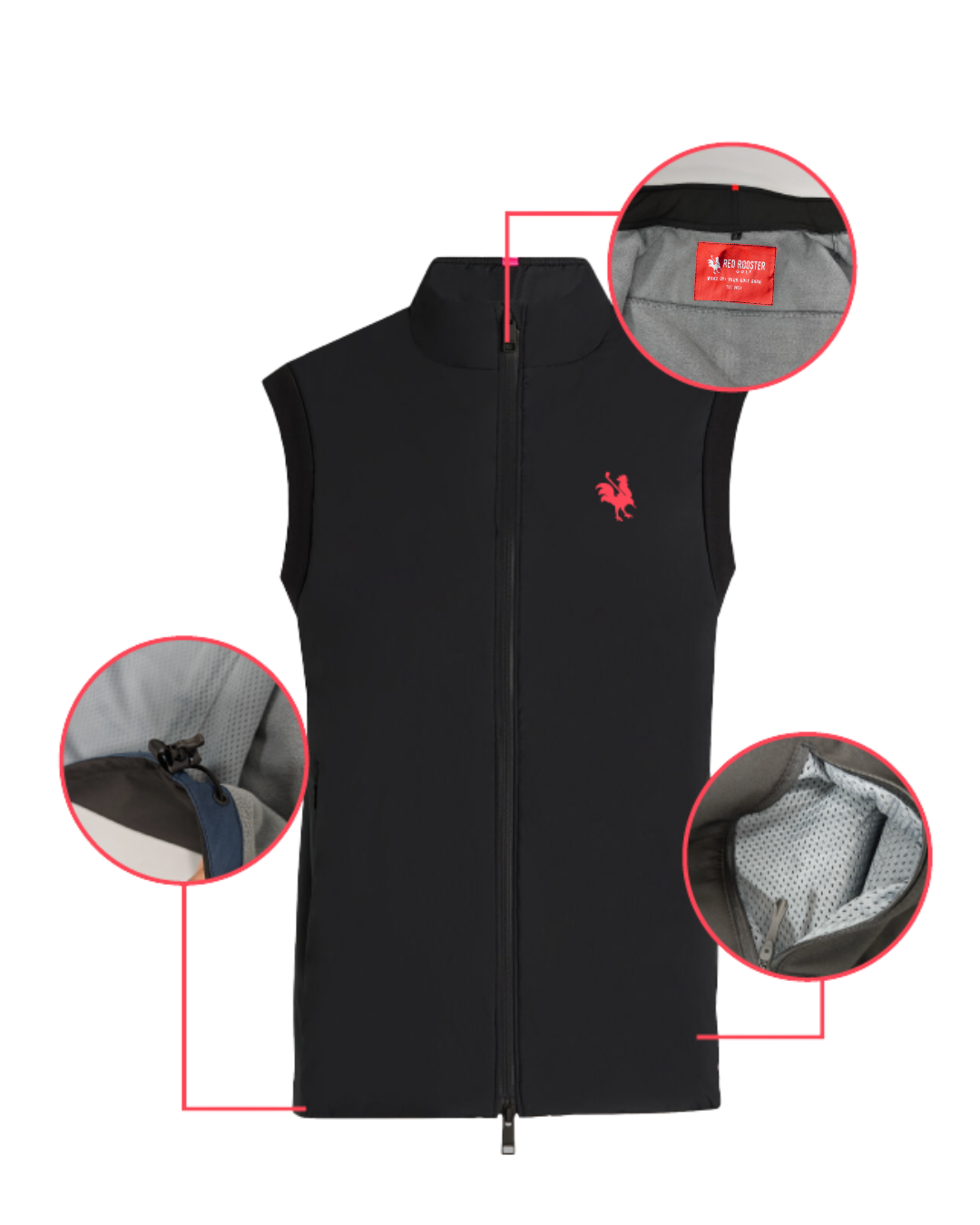Perfomance Vest Canada - Red Rooster Golf Inc.