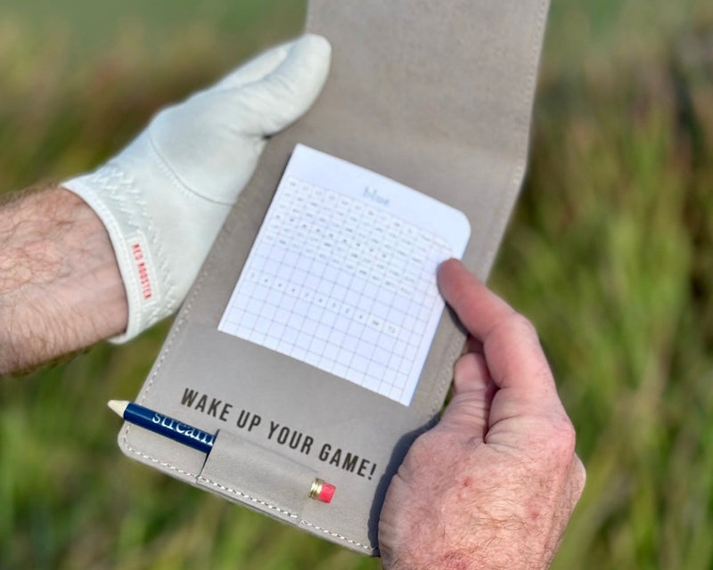 LEATHER SCORECARD HOLDER GIFT SET