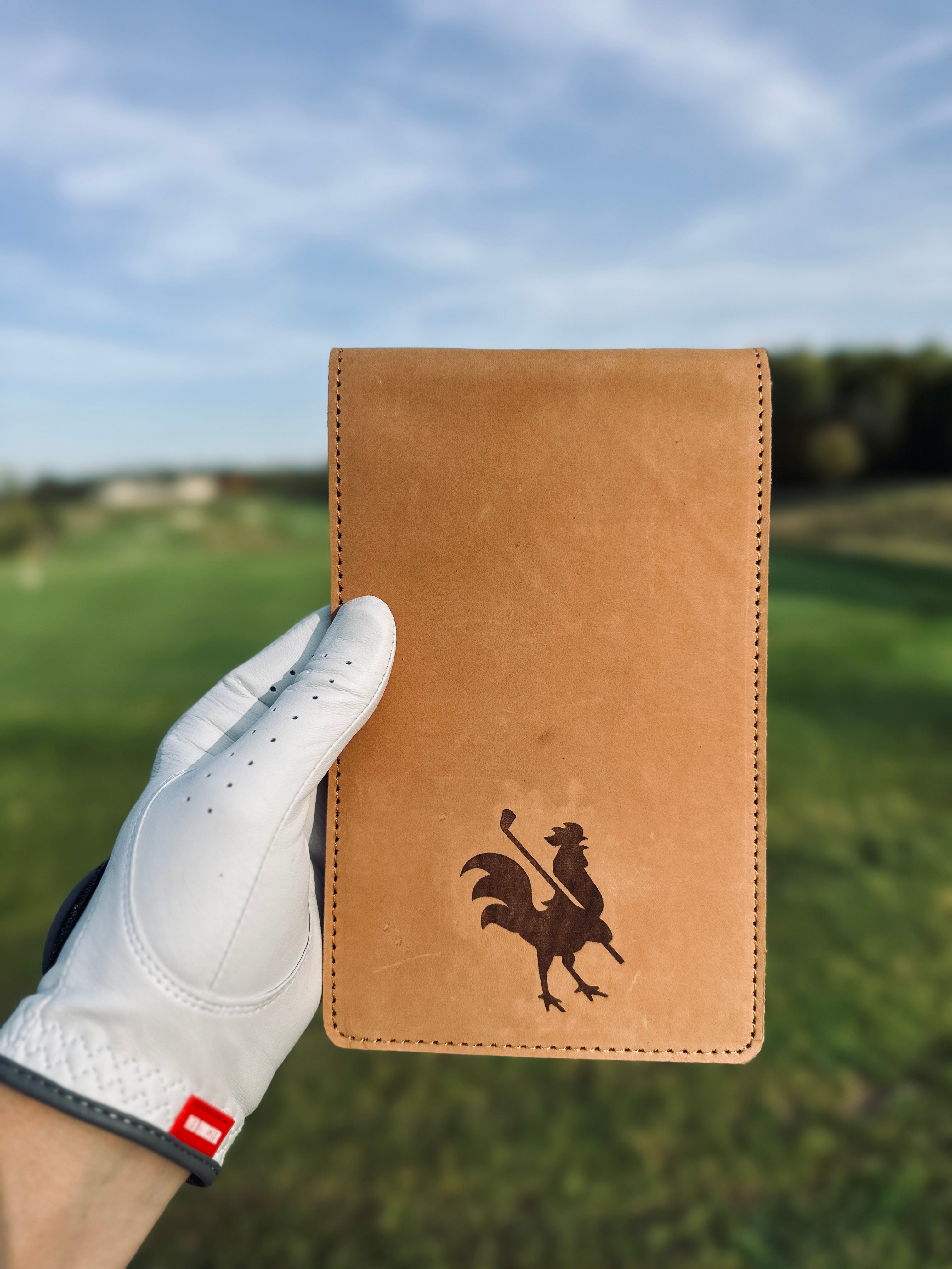 Leather Scorecard Holder Canada - Red Rooster Golf Inc.