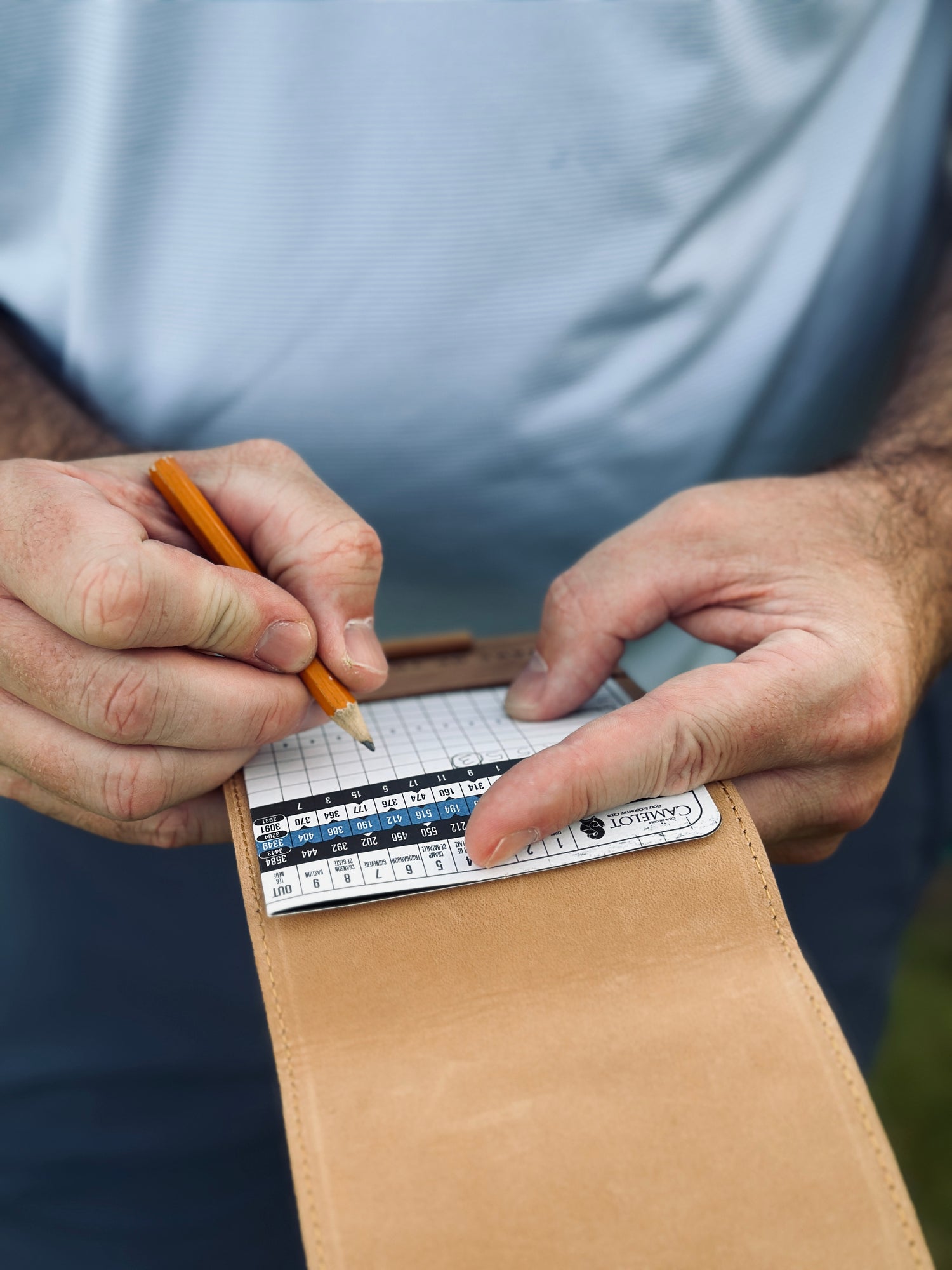 Leather Scorecard Holder Canada - Red Rooster Golf Inc.