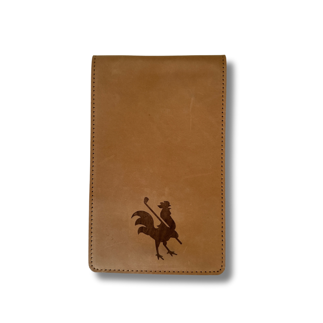 Leather Scorecard Holder Brown Canada - Red Rooster Golf Inc.