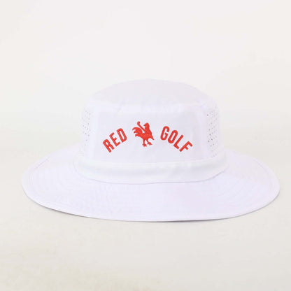 Bucket Hat White - Red Golf Canada - Red Rooster Golf Inc.